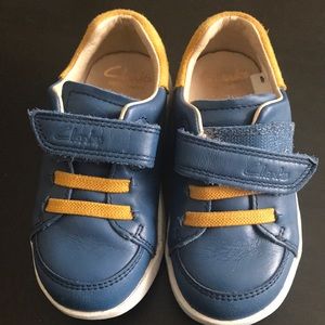 Clark’s leather toddler shoes